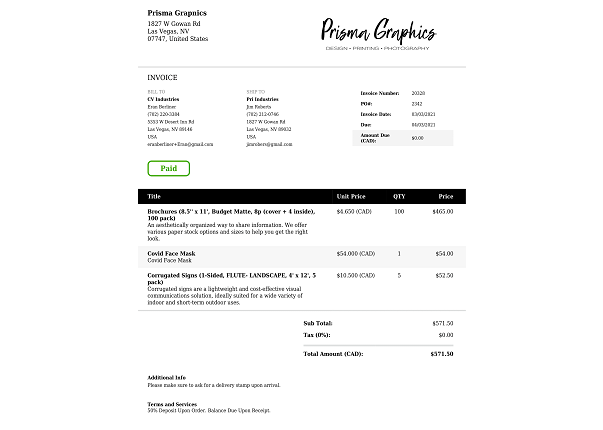 invoice-xample invoice-xample